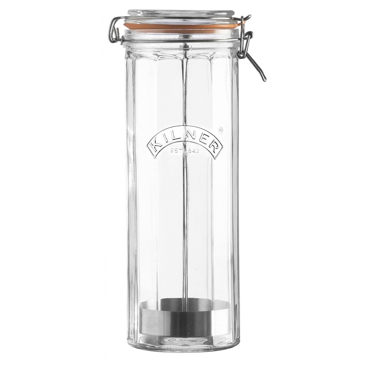 Recipient Depozitare Cu Capac, Kilner, Spaghetti, 2.2 L, Sticla, Transparent