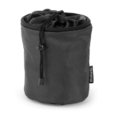 Cos pentru clesti de rufe, Brabantia, Premium, 18x17.5x28 cm, textil, negru