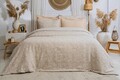 Lenjerie de pat dubla, L'essentiel Maison, Aline, Bej