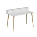 Birou, Puqa Design, Ronas 120, 120x60x75 cm, PAL, Alb