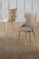 Set scaune (8 piese), Hanah Home, Alpa, Cappuccino / Aur