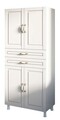 Dulap multifunctional, Rabi, Rb-057, 70x180x33 cm, Alb mat