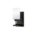 Aplica de perete, Yensuk - 13121, Fulgor, 12 x 17 x 25 cm, 1 x E27, 40W, negru