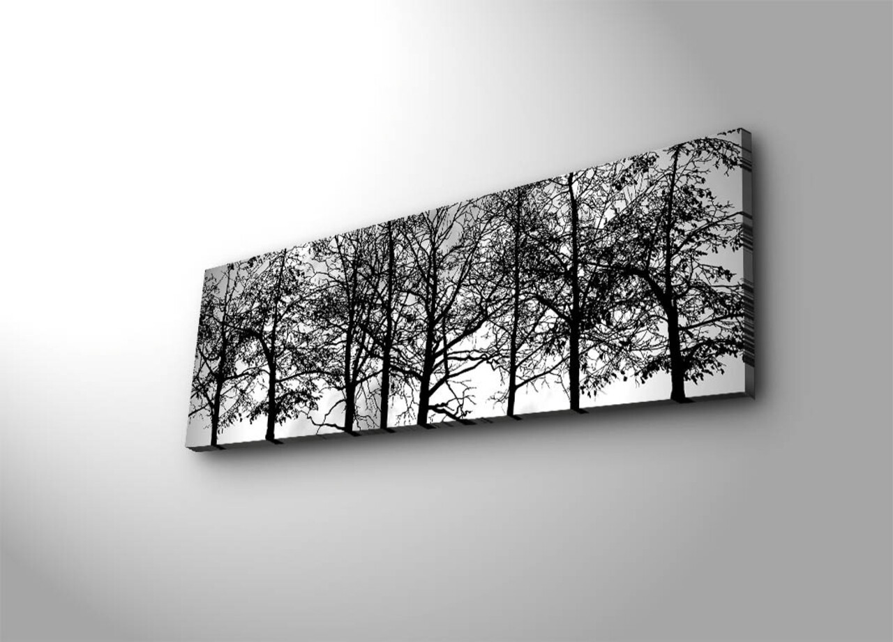 Tablou decorativ cu lumina LED, 3090DACT-72, 30 x 90 cm, Multicolor - view 2