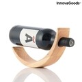 Suport pentru sticla de vin Floating Woolance InnovaGoods, lemn de arbore de cauciuc