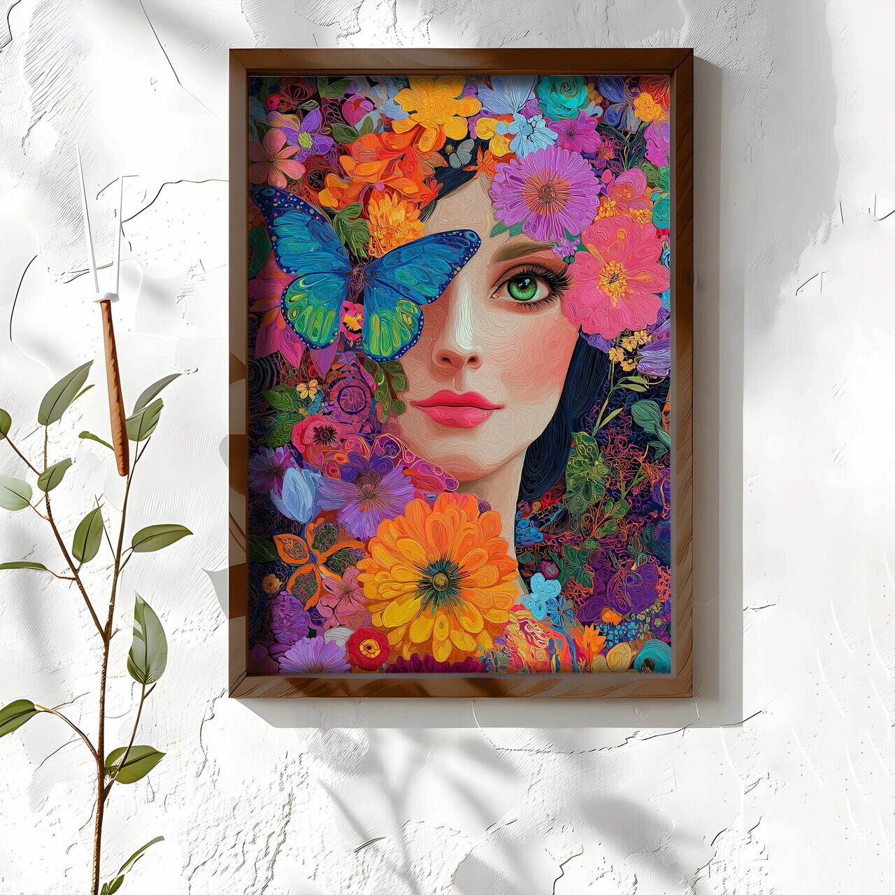 Tablou decorativ NAL023-70 MDF Lemn masiv Multicolor