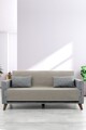 Cuvertura de pat, Lalin 160 - Beige, DC Home, 70% bumbac/30% poliester