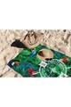 Prosop de plaja, Astacura, Forest Camping 70, 70x130 cm, 70% poliester/30% poliamida, Multicolor