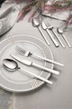 Set tacamuri Perledor, Fremont, 84 piese, inox, argintiu