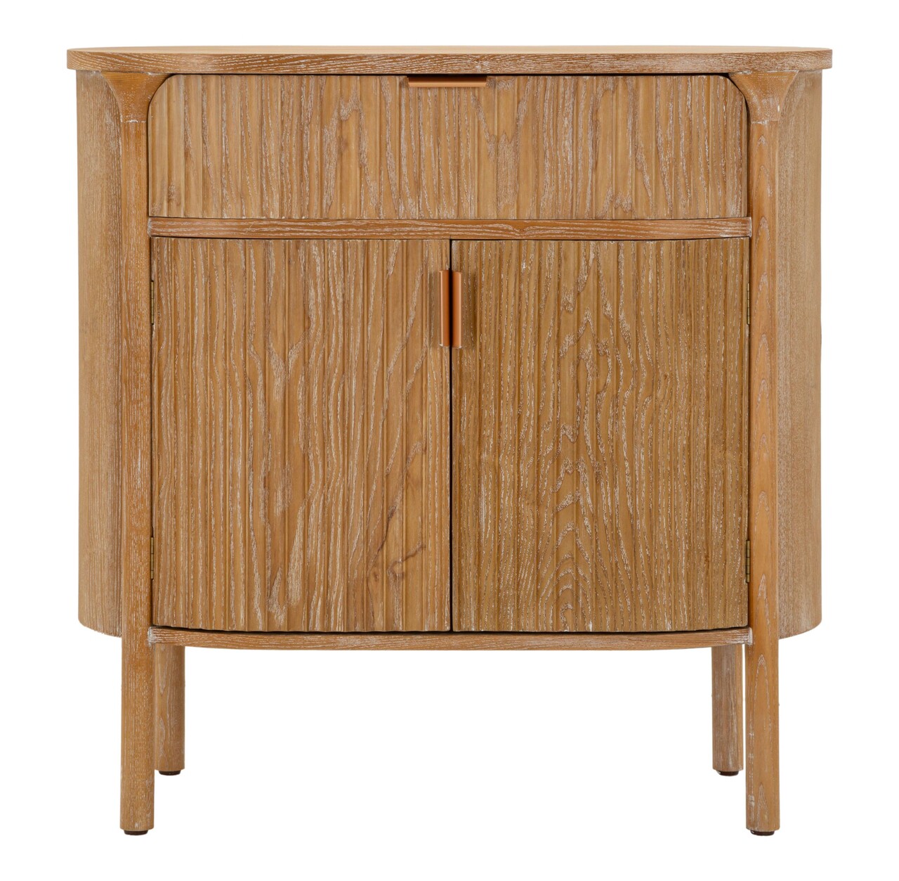 Bufet inferior Gothenburg, Mauro Ferretti, 81x46x82 cm, lemn de brad/MDF/fier, maro