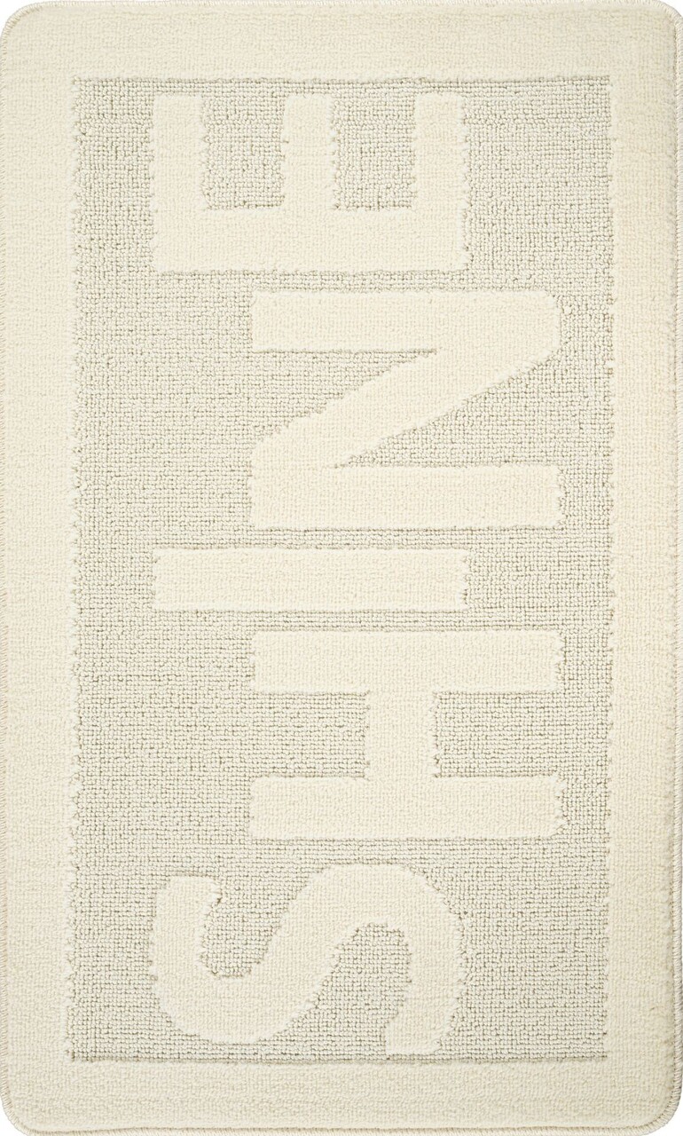 Covoras de baie, Cecilia, Shine, 60x100 cm, Polipropilena, Crem