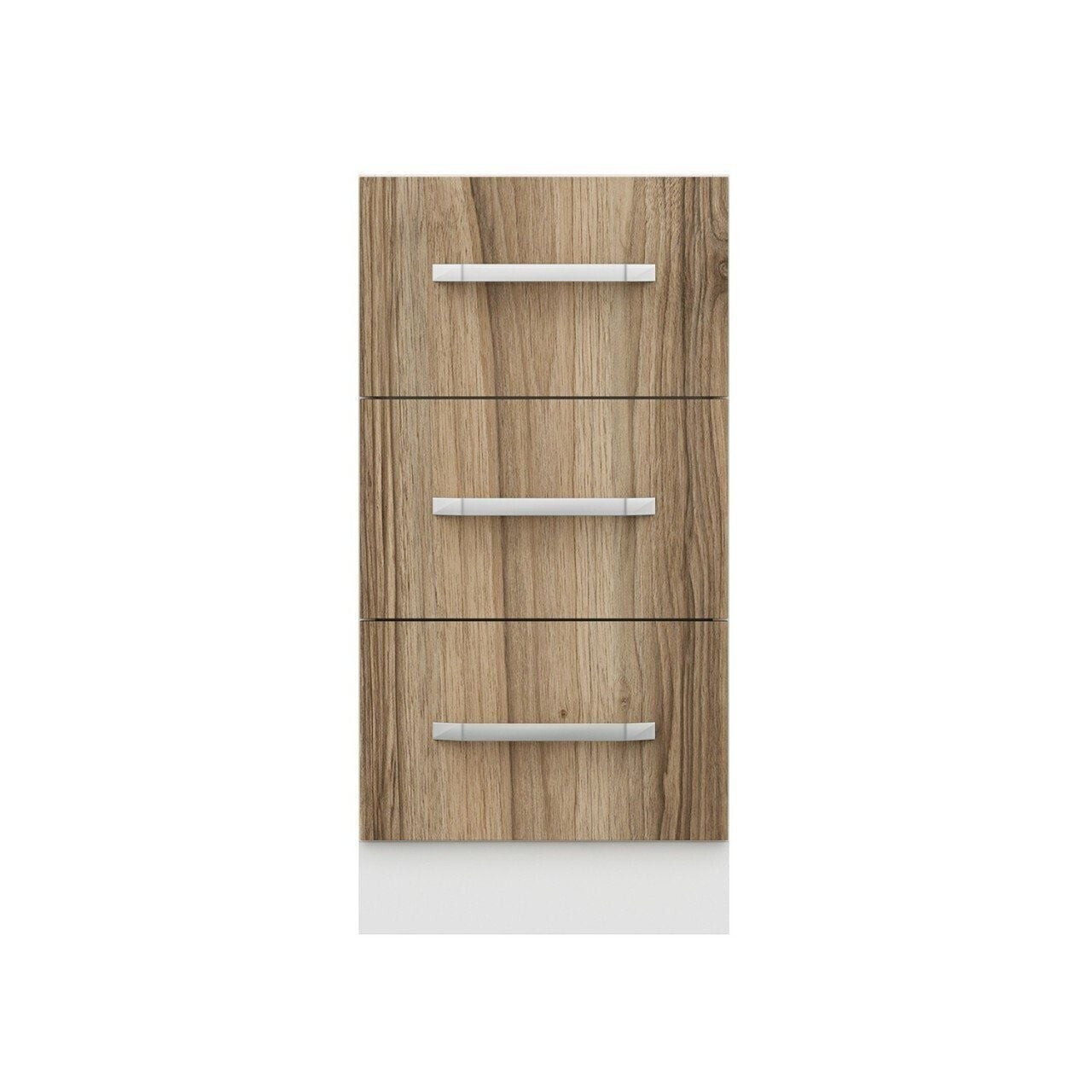 Dulap pentru bucatarie, Hanah Home, Minar, 40x87x58 cm, Alb / Dore — imaginea 5