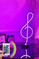 Lampa de masa, Curlux, 509CRL1107, Aluminiu, Multicolor