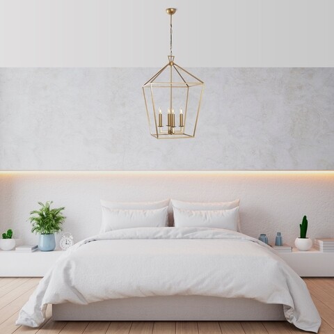 Lustra, till - 13252, fulgor, 50 x 71 x 123 cm, 4 x e14, 40w, auriu