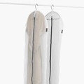 Set 2 huse pentru haine, Brabantia, Clothes Cover, 60x150 cm, nailon, transparent/gri