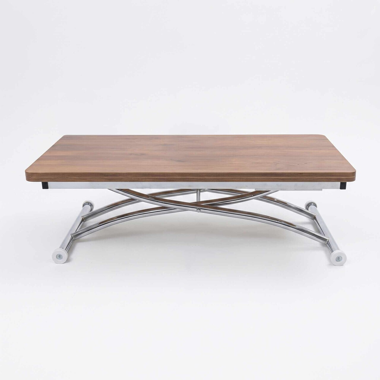 Masuta de cafea, Hanah Home, Juppo Ext, MDF, Nuc / Crom — imaginea 5