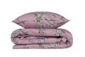 Lenjerie de pat pentru o persoana (EU) (IT), Chicory - Pink, Türkiz, Bumbac Ranforce