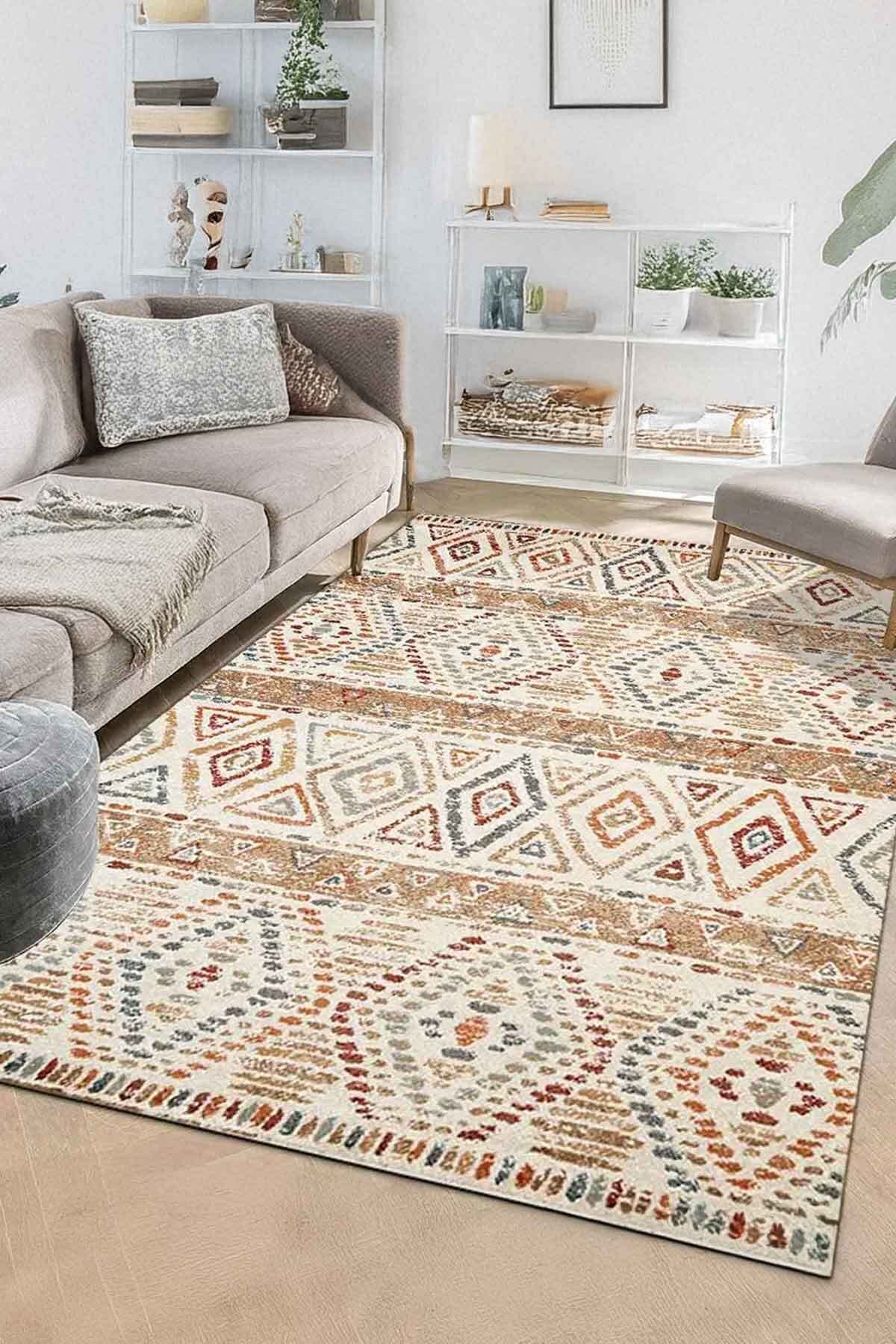Covor, CLR-7348-1, 160x250 cm, Poliester, Multicolor