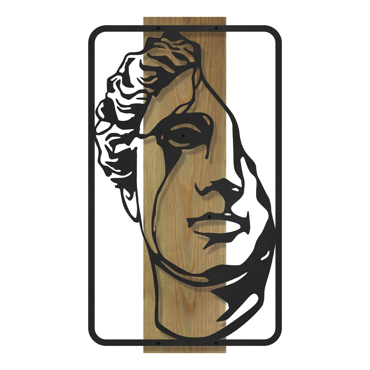 Decoratiune de perete, Imperium -2, Cadru: Lemn (Grosime: 2 cm), Verde/Negru — imaginea 7