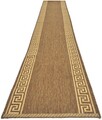 Traversa pentru hol Zara, Decorino, 80x250 cm, polipropilena, maro