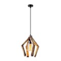 Lustra, Lustro, 521SHN3120, Lemn, Negru/Lemn