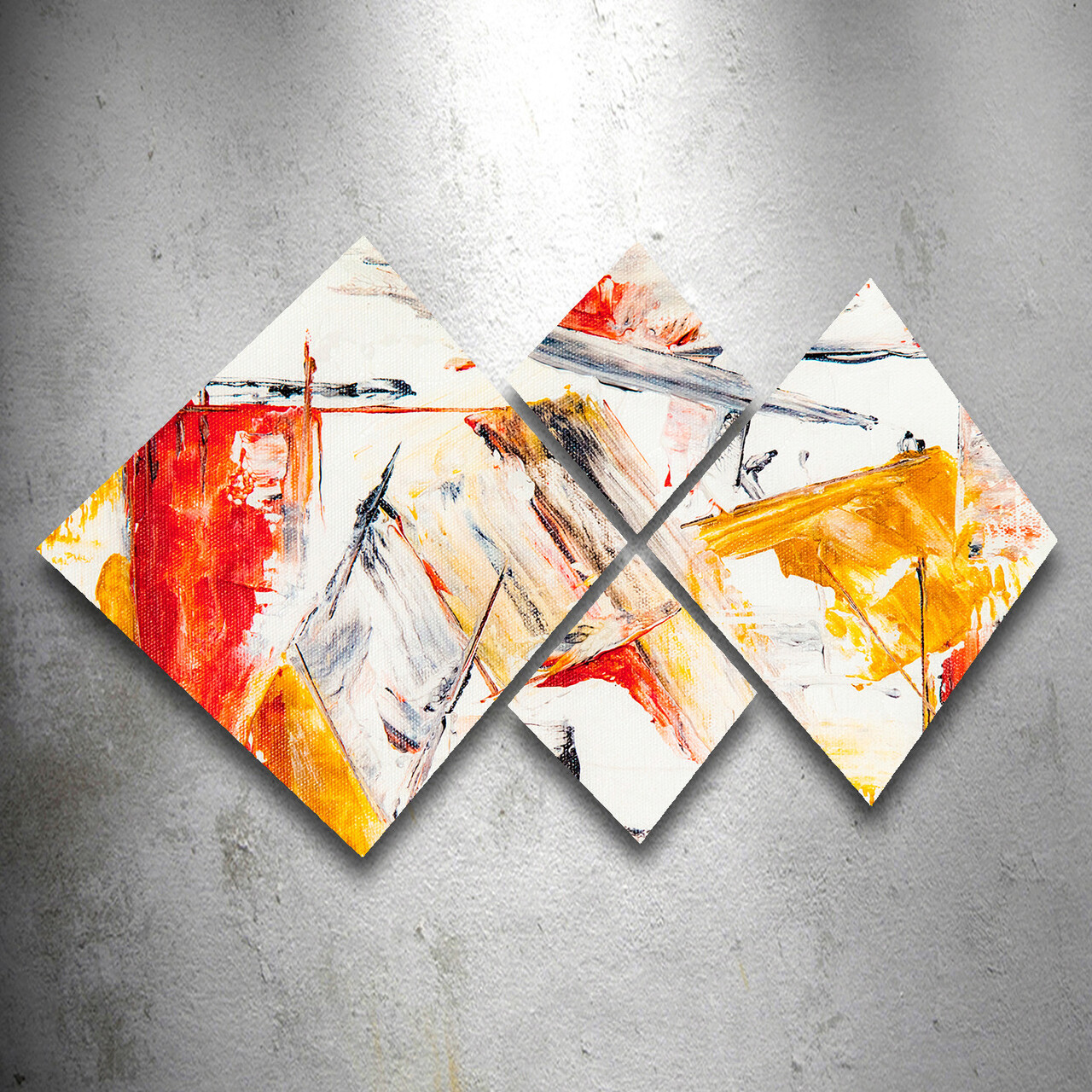 Set 4 tablouri decorative, 4MDF1843716, MDF, Imprimat UV, Multicolor - 1 | YEO