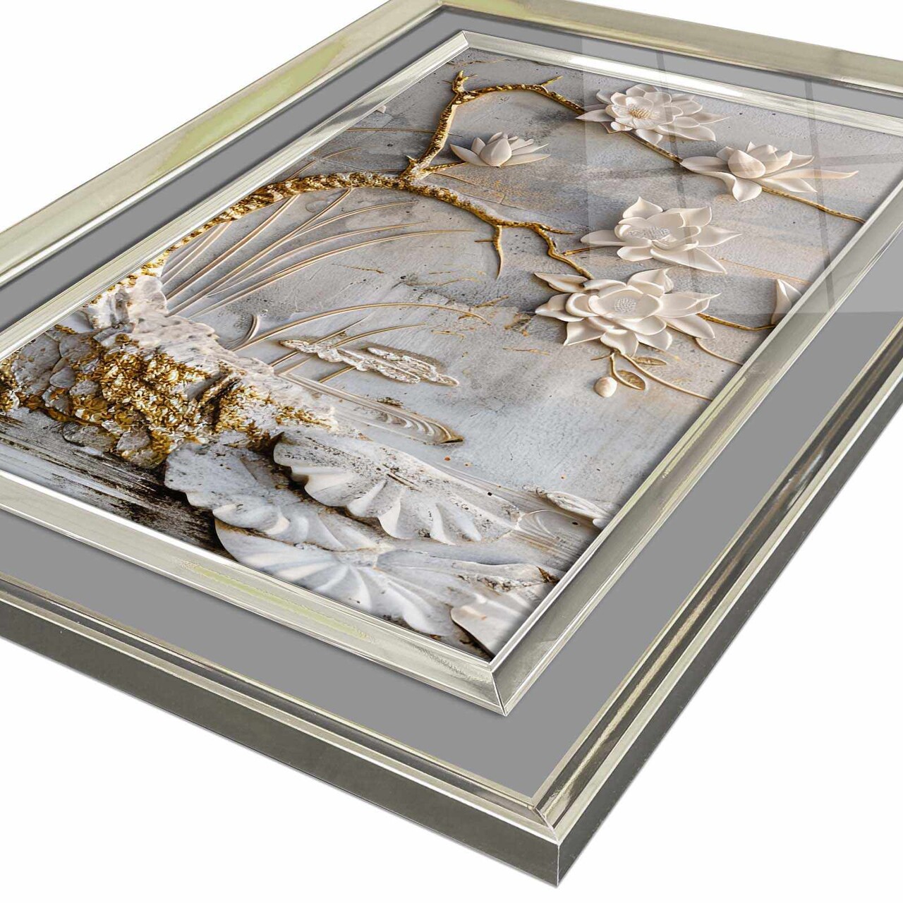 Tablou decorativ, 4363Kromgumusct, Cadru: 100% LEMN MASIV (Grosime: 2,5 cm), Multicolor - view 4