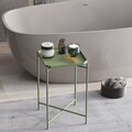 Masuta de cafea, Cerritos, Shb-008-D, 46x56x46 cm, Metal, Verde