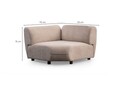 Coltar, Atelier del Sofa, 560ARE5259, Cadru: LEMN/PAL, Crem