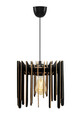 Lustra, FullHouse, 390FLH1522, MDF, Negru