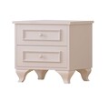 Noptiera, Rabi, Rb-186-07, 45x45x40 cm, PAL, Alb mat