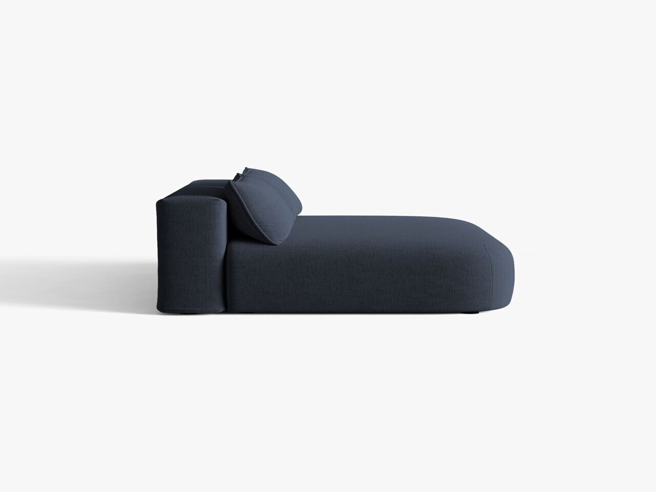 Canapea extensibila 3 locuri, Hena, Micadoni Home, 205x112x85 cm, tesatura structurata, albastru regal — imaginea 5