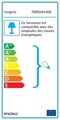 Lampadar, Insignio, 780SGN1406, 70% MDF/30% tesatura PVC, Bej/Maro