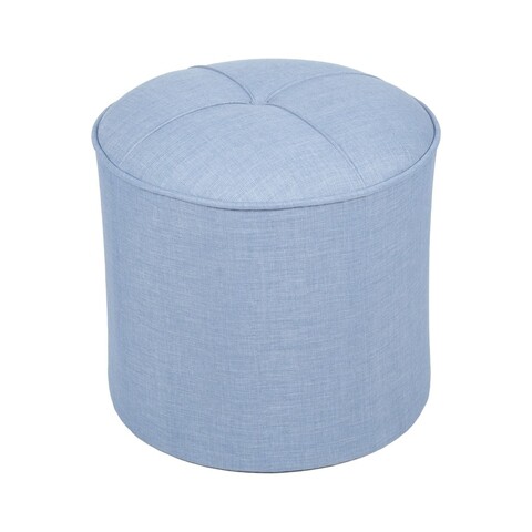 Taburet, Atelier del Sofa, 558ZEN1356, Frame: 100% SOLID FIR WOOD, Albastru indigo