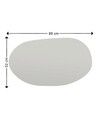 Oglinda decorativa, Siam, Vanomi, 52x89x2.2 cm, MDF , Negru