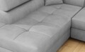 Coltar extensibil stanga 4 locuri, ELTAP, Anton, 272x203x85 cm, lemn/poliester, gri deschis