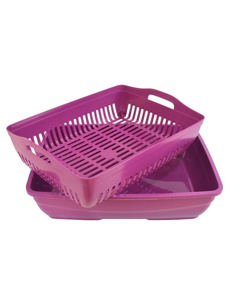 Litiera pentru pisici, Paws &amp; Whiskers, 5088-03-3, Plastic, Fucsia - view 2