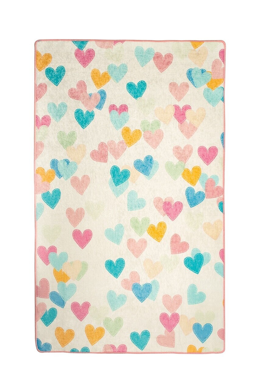 Covor, Hearts, 120x180 cm, Multicolor — imaginea 2