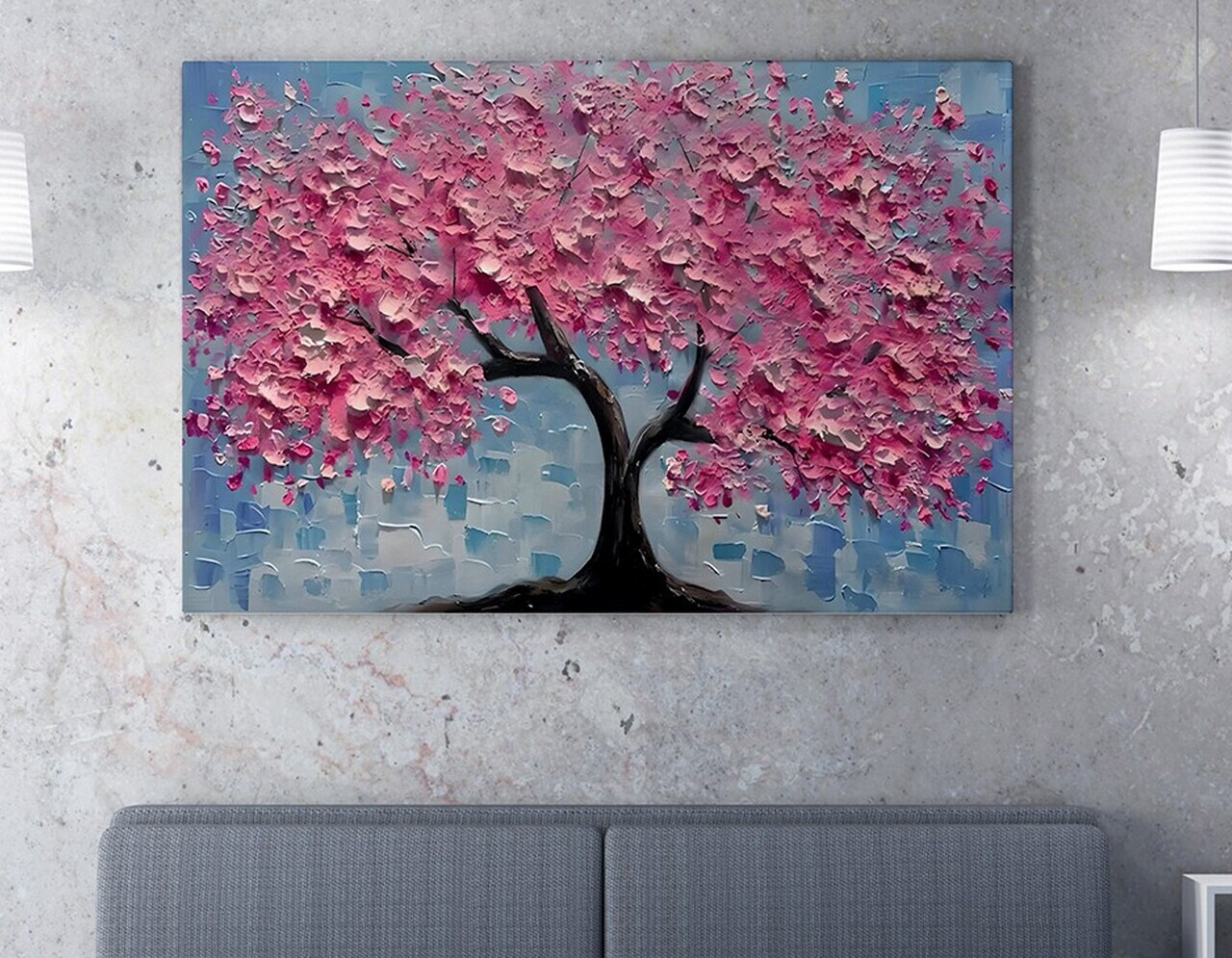 Tablou decorativ, WY346 (50 x 70), Amestec bumbac, Canvas imprimat, Multicolor