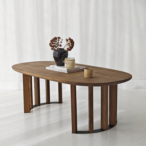 Masuta de cafea, Hanah Home, Elysia, 120x40x60 cm, Antracit