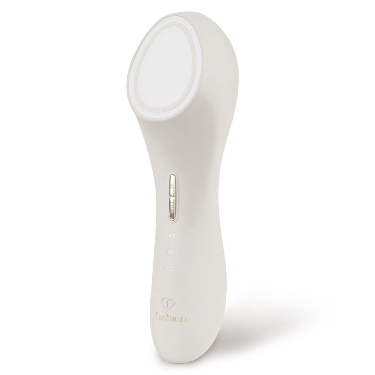 Aparat facial cu functie cald-rece pentru revitalizarea pielii Fashion TV, Matte Cream-Gold, 16.9x5.1x4.9 cm, crem - imagine 3