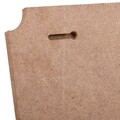 Cuier Shane Natural, Creaciones Meng, 40x2x13 cm, 3 agatatori, lemn/fier