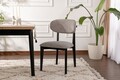 Set scaune 2 piese, Wayland, Lionte, Gri/Negru