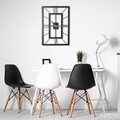 Ceas de perete, November, Metal, Dimensiune: 49 x 34,5 cm, Negru