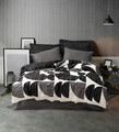Lenjerie de pat pentru o persoana (DE), Niko - Anthracite, Cotton Box, Bumbac Ranforce