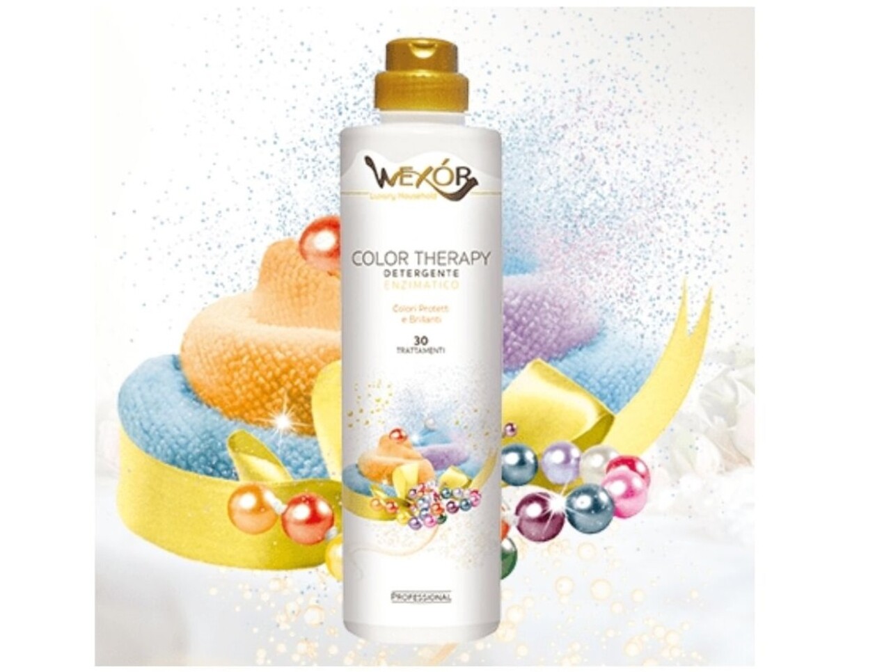 Detergent de rufe enzimatic pentru rufe colorate, Color Therapy, 750 ml, Wexor - imagine 2