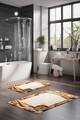 Set covorase de baie, Cartwright, CT-5243, Poliester, Multicolor