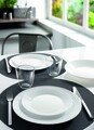 Serviciu de masa 19 piese Harena Blanc, Luminarc, opal, alb