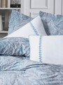 Lenjerie de pat dubla, Stilla - Blue, Cotton Box, Bumbac Satinat