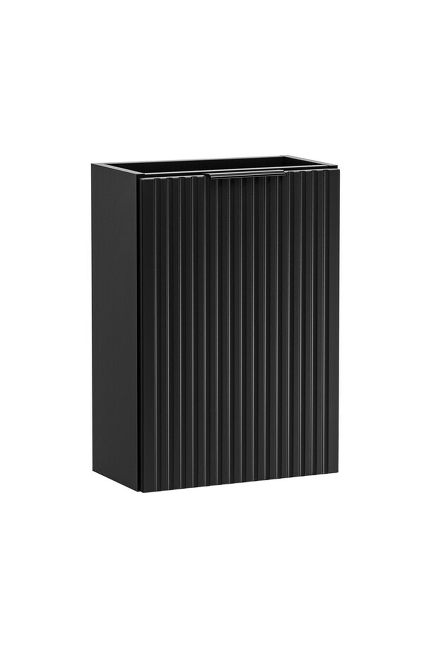 Set dulap de baie cu lavoar, 40 cm, Adel Black, Comad, MDF/PAL laminat, negru mat — imaginea 3